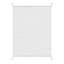 Plisségardin Touch Up & Down hvid 100 x 130 cm